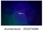 multicolor dark green  blue... | Shutterstock .eps vector #352074080