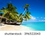 Tropical Beach In Caribbean Sea ...