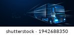 truck. abstract vector 3d heavy ... | Shutterstock .eps vector #1942688350