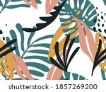 seamless abstract doodle... | Shutterstock . vector #1857269200