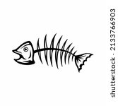 fish bone icon logo design.... | Shutterstock .eps vector #2133766903