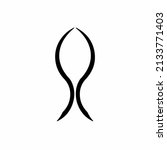 fish icon logo design. black... | Shutterstock .eps vector #2133771403