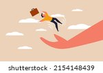 help crisis with hand trust and ... | Shutterstock .eps vector #2154148439