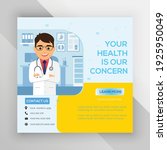 healthcare social media post... | Shutterstock .eps vector #1925950049