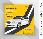 luxury car sale social media... | Shutterstock .eps vector #1937077726