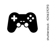 game controller icon . vector... | Shutterstock .eps vector #424619293