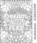 motivational quotes coloring... | Shutterstock .eps vector #2136222539