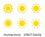 vector nature sun summer icon... | Shutterstock .eps vector #1983716636