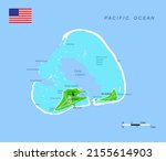 Image illustration Midway Island (Atoll) map