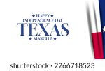 Happy Texas Independence Day Background. Suitable for Greeting Card,Banner,or other texas independence day concept. The Texas state flag in the background