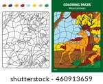 Wood Animals Coloring Page For...