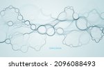 abstract vector fluid particle... | Shutterstock .eps vector #2096088493