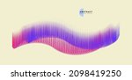 vector sound wave. audio wave... | Shutterstock .eps vector #2098419250