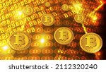 crypto currency gold wallpaper... | Shutterstock .eps vector #2112320240