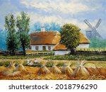 Oil Paintings Rural Landscape ...