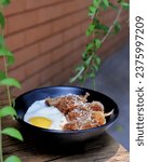 Small photo of Karage rice is made from processed chicken with a special blend of spices that is sure to whet your appetite.