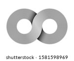 infinity sign made of two... | Shutterstock .eps vector #1581598969