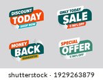 sale discount banner with... | Shutterstock .eps vector #1929263879