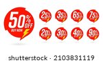 round flash red sale sticker... | Shutterstock . vector #2103831119