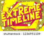 extreme timeline   vector... | Shutterstock .eps vector #1236951109