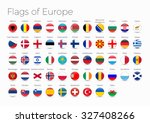 circle flags of the world.... | Shutterstock .eps vector #327408266