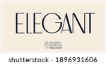 elegant font in royal style... | Shutterstock .eps vector #1896931606