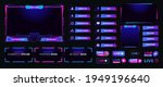 streaming screen panel overlay... | Shutterstock .eps vector #1949196640