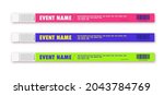 bracelet event access different ... | Shutterstock .eps vector #2043784769