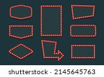 retro lightbox vector template... | Shutterstock .eps vector #2145645763