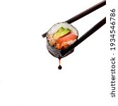 Sushi Salmon And Avocado Maki