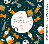 a father's day card with many... | Shutterstock .eps vector #1949275129