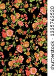 seamless floral design | Shutterstock . vector #1335763520