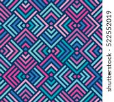 vector color pattern. geometric ... | Shutterstock .eps vector #522552019