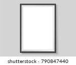 photoframe template. realistic... | Shutterstock . vector #790847440