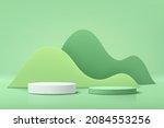 abstract white and green... | Shutterstock .eps vector #2084553256
