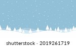 snow landscape vector... | Shutterstock .eps vector #2019261719
