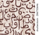 seamless pattern ornament... | Shutterstock .eps vector #286753646