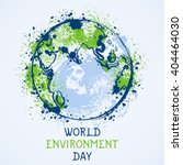world environment day. earth... | Shutterstock .eps vector #404464030