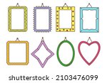 frames line colored with... | Shutterstock .eps vector #2103476099