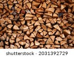 Natural Firewood Background....