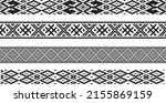 vector set of monochrome... | Shutterstock .eps vector #2155869159