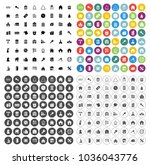 house building icons set  ... | Shutterstock .eps vector #1036043776