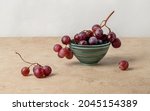 Still Life With Red Grapes...