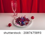 table with new years still life ... | Shutterstock . vector #2087675893