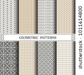 geometric vector pattern... | Shutterstock .eps vector #1011614800