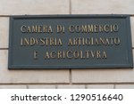 Small photo of Rome, Italy - October 31, 2018: The Chamber of Commerce, Industry, Agriculture and Artisanship (Italian: Camera di Commercio, Industria, Agricoltura e Artigianato, CCIAA)