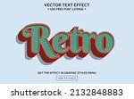 retro text 3d editable text... | Shutterstock .eps vector #2132848883