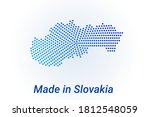 map icon of slovakia. vector... | Shutterstock .eps vector #1812548059