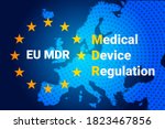 mdr   medical device regulation.... | Shutterstock .eps vector #1823467856