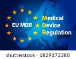 mdr   medical device regulation.... | Shutterstock .eps vector #1829172380